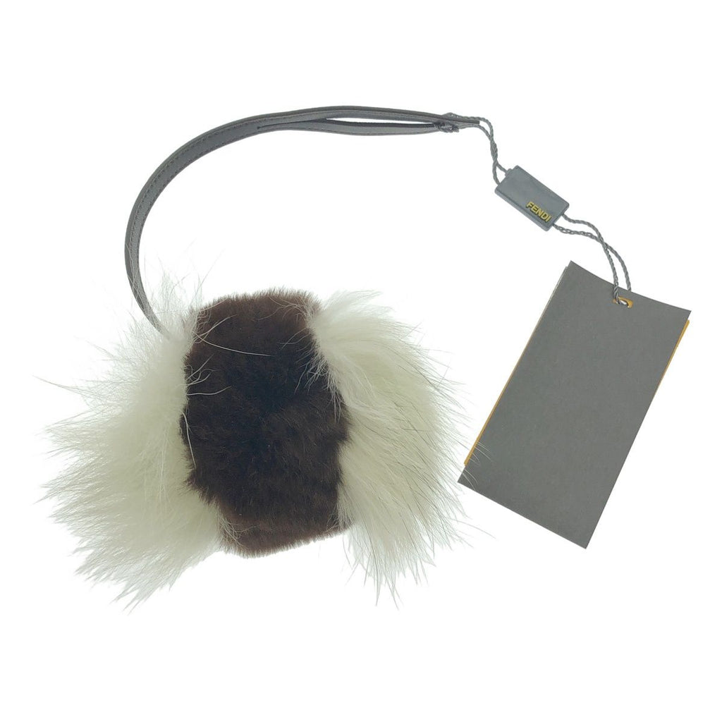 Fendi Fa Charm Brown White — view 2
