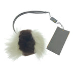 Fendi Fa Charm Brown White — view 2
