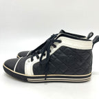 Chanel Sneakers Quilted CC Logo Bicolor Leather Black — view 5