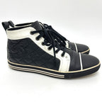 Chanel Sneakers Quilted CC Logo Bicolor Leather Black — view 3
