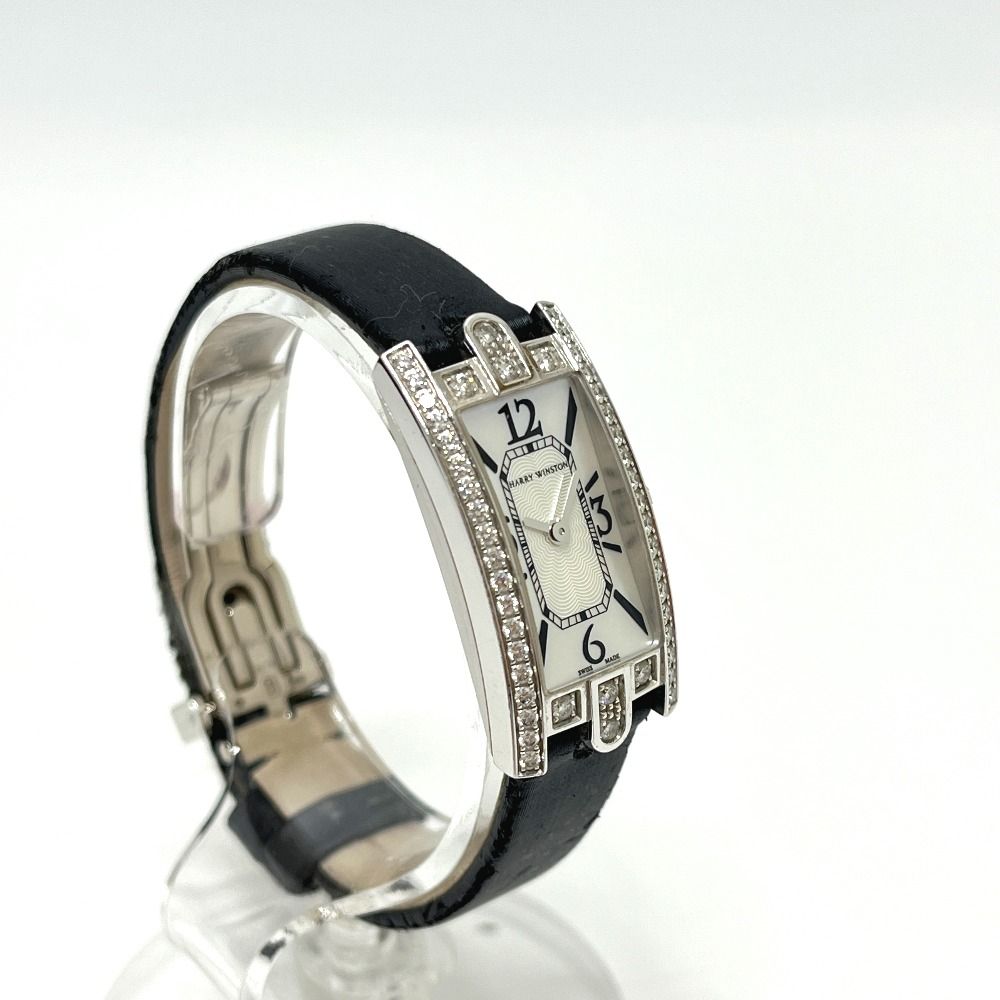 Harry Winston Watch 18K White Gold Avenue-c Mini — view 3