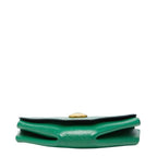 Hermes Levain Quatre Coin Purse Green Leather — view 3