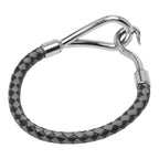 Hermes Jumbo Silver Black Metal Leather — view 2