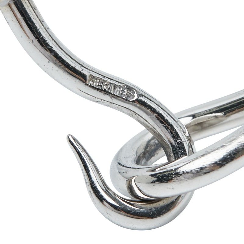Hermes Jumbo Silver Black Metal Leather — view 4