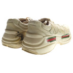 Gucci Rhyton Vintage Girogo Low Cut Sneakers Ivory — view 3