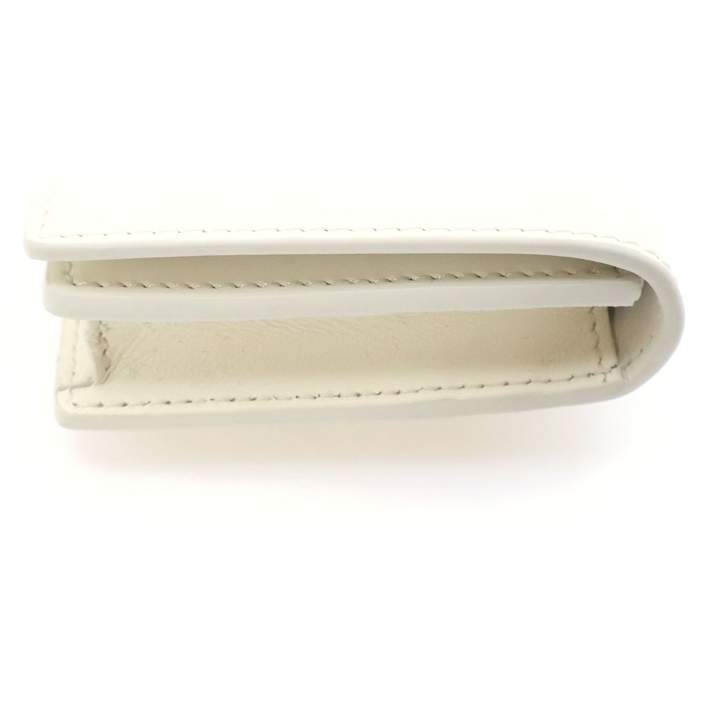 Celine Small Trifold Card Case White — view 3