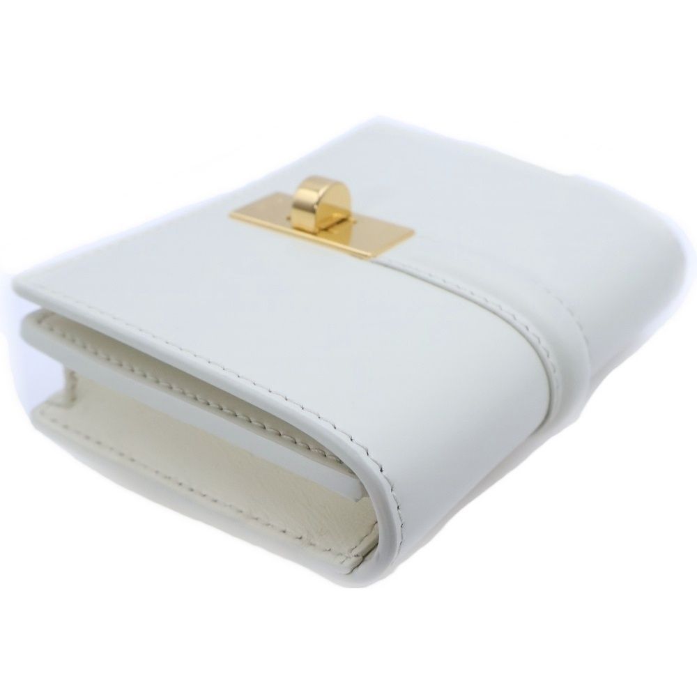 Celine Small Trifold Card Case White — view 5