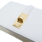 Celine Small Trifold Card Case White — view 4