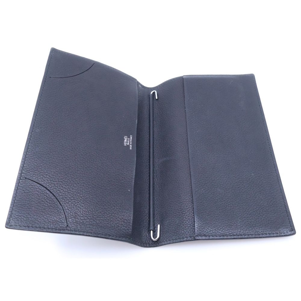 Hermes Agenda PM Notebook Cover Book Black Leather J — view 6