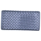 Bottega Veneta Intrecciato Leather Long Wallet Black — view 2