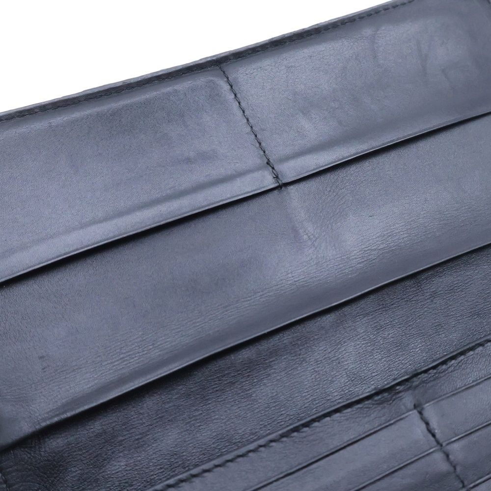 Bottega Veneta Intrecciato Leather Long Wallet Black — view 5