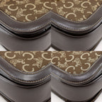 Celine Vintage Canvas Calf Brown Handbag — view 4