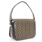 Celine Vintage Canvas Calf Brown Handbag — view 3