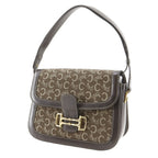 Celine Vintage Canvas Calf Brown Handbag — view 2
