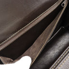 Celine Vintage Canvas Calf Brown Handbag — view 7