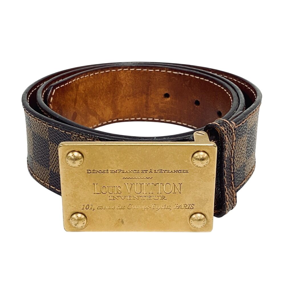 Louis Vuitton Ceinture Inventure Belt Brown — view 2
