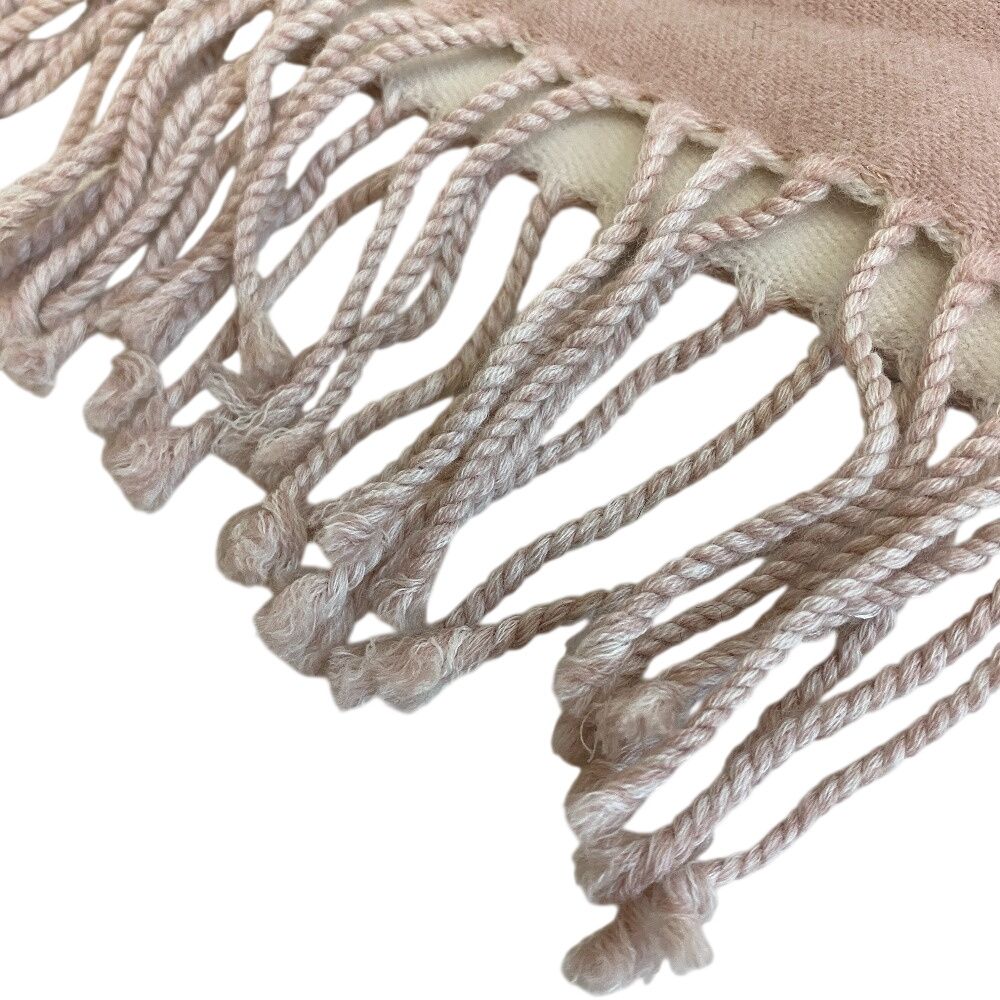 Louis Vuitton Fringe LV Essential Shine Muffler Pink Scarf — view 5