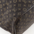 Louis Vuitton Neverfull MM Monogram Idylle Cotton Nylon Fuzan Brown — view 4