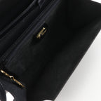 Gucci Vintage 2-Way Clutch Calf Black Shoulder Bag — view 5