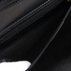 Gucci Vintage 2-Way Clutch Calf Black Shoulder Bag — view 6