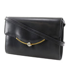 Gucci Vintage 2-Way Clutch Calf Black Shoulder Bag — view 2