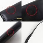 Gucci Vintage 2-Way Clutch Calf Black Shoulder Bag — view 8
