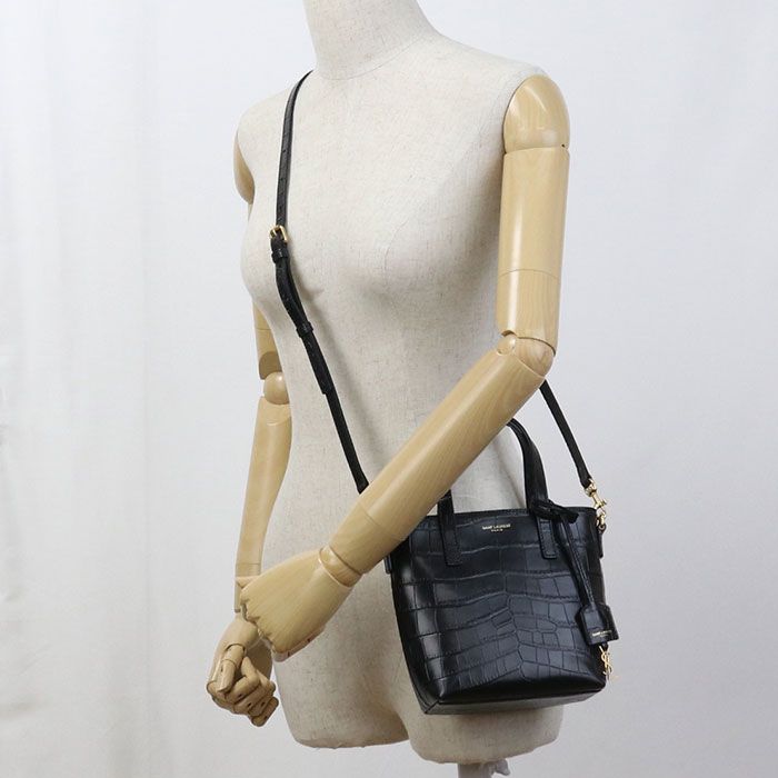 Saint Laurent Shopping 2-Way Mini Toy Handbag — view 8
