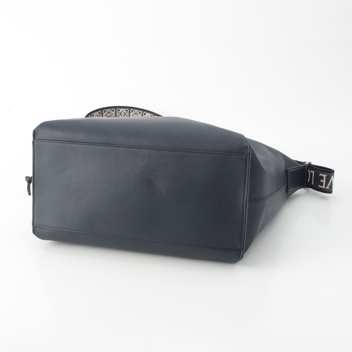 Loewe Leather Cubby Crossbody Shoulder Bag Deep Navy — view 6