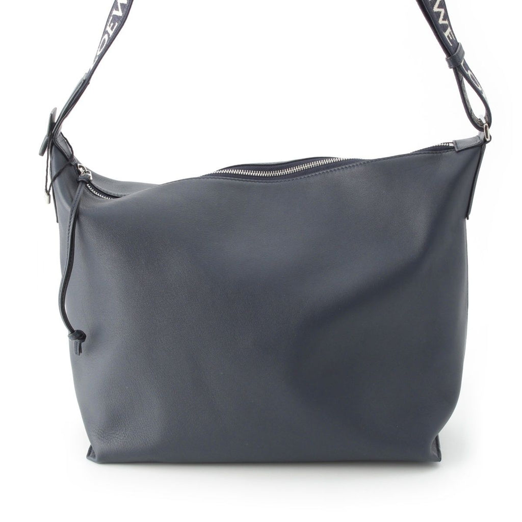 Loewe Leather Cubby Crossbody Shoulder Bag Deep Navy — view 2