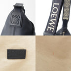 Loewe Leather Cubby Crossbody Shoulder Bag Deep Navy — view 8
