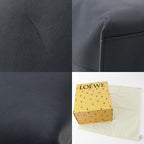 Loewe Leather Cubby Crossbody Shoulder Bag Deep Navy — view 9