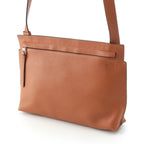 Loewe Leather T Shoulder Anagram Messenger Bag Brown — view 2