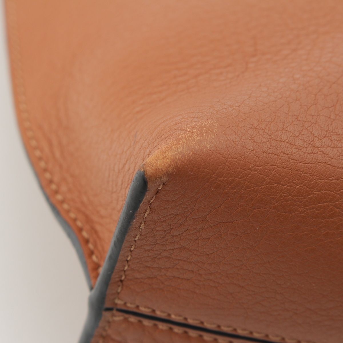 Loewe Leather T Shoulder Anagram Messenger Bag Brown — view 8