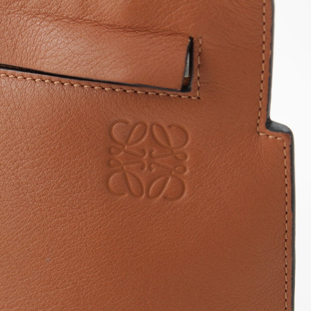Loewe Leather T Shoulder Anagram Messenger Bag Brown — view 7