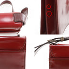 Prada Gradient Enamel Red Shoulder Bag — view 9