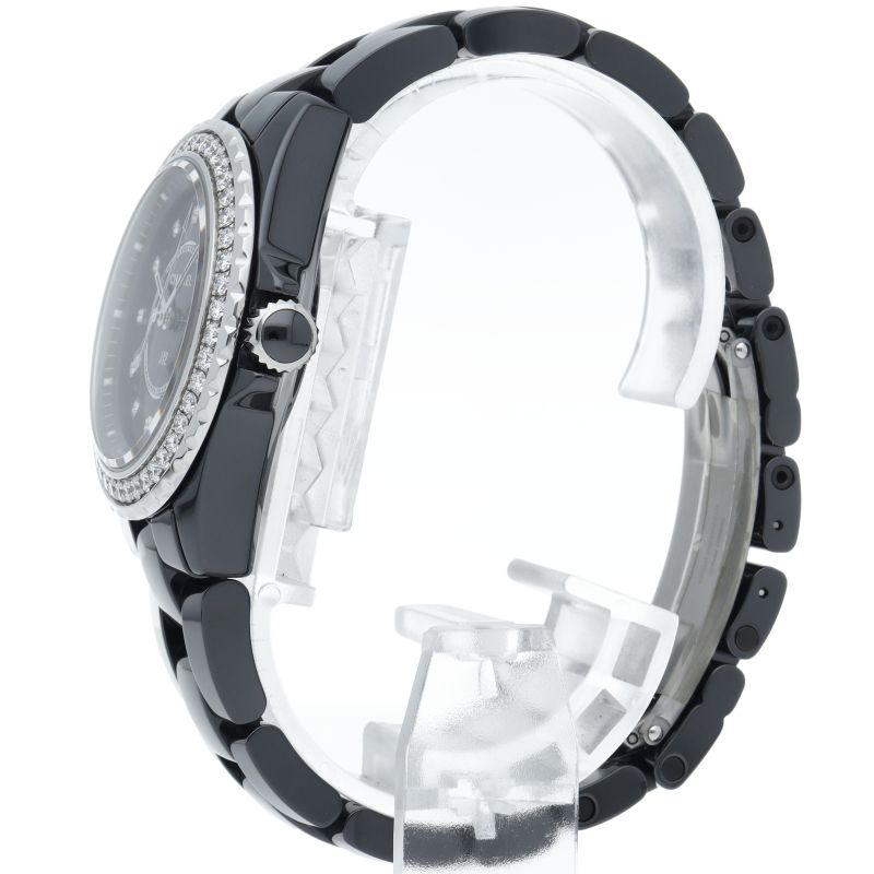 Chanel Watch Diamond Bezel Box Warranty Ceramic — view 3