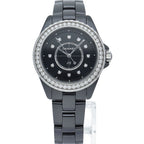 Chanel Watch Diamond Bezel Box Warranty Ceramic — view 2