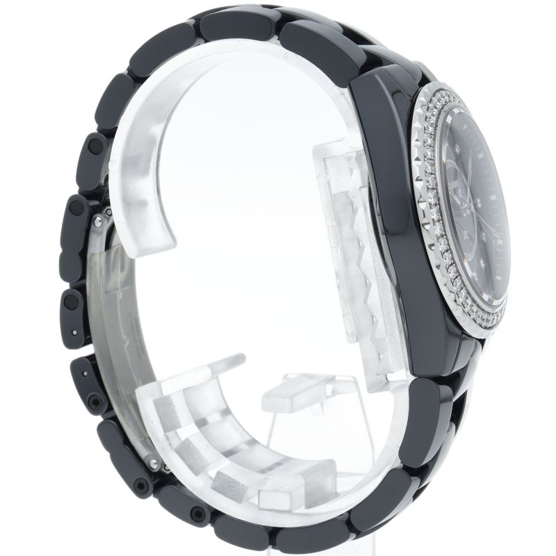 Chanel Watch Diamond Bezel Box Warranty Ceramic — view 4