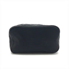 Prada Nylon Leather Triangle Logo Pouch Black — view 3