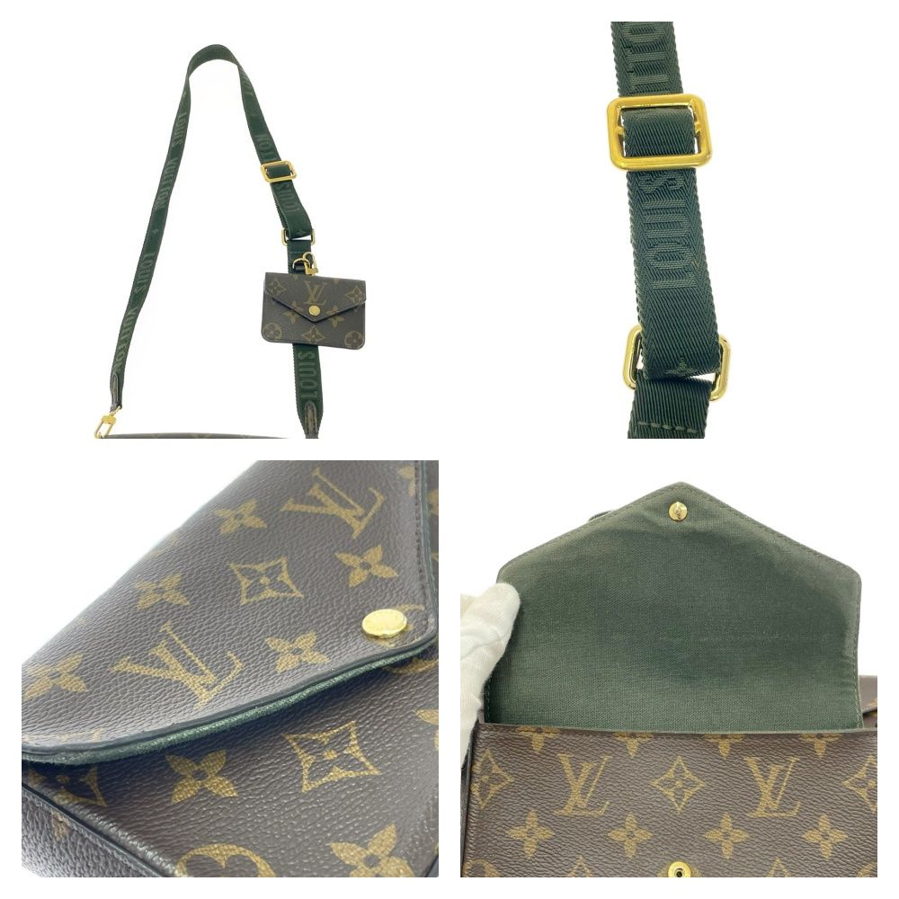 Louis Vuitton Monogram Multi Pochette Felicie Brown — view 7
