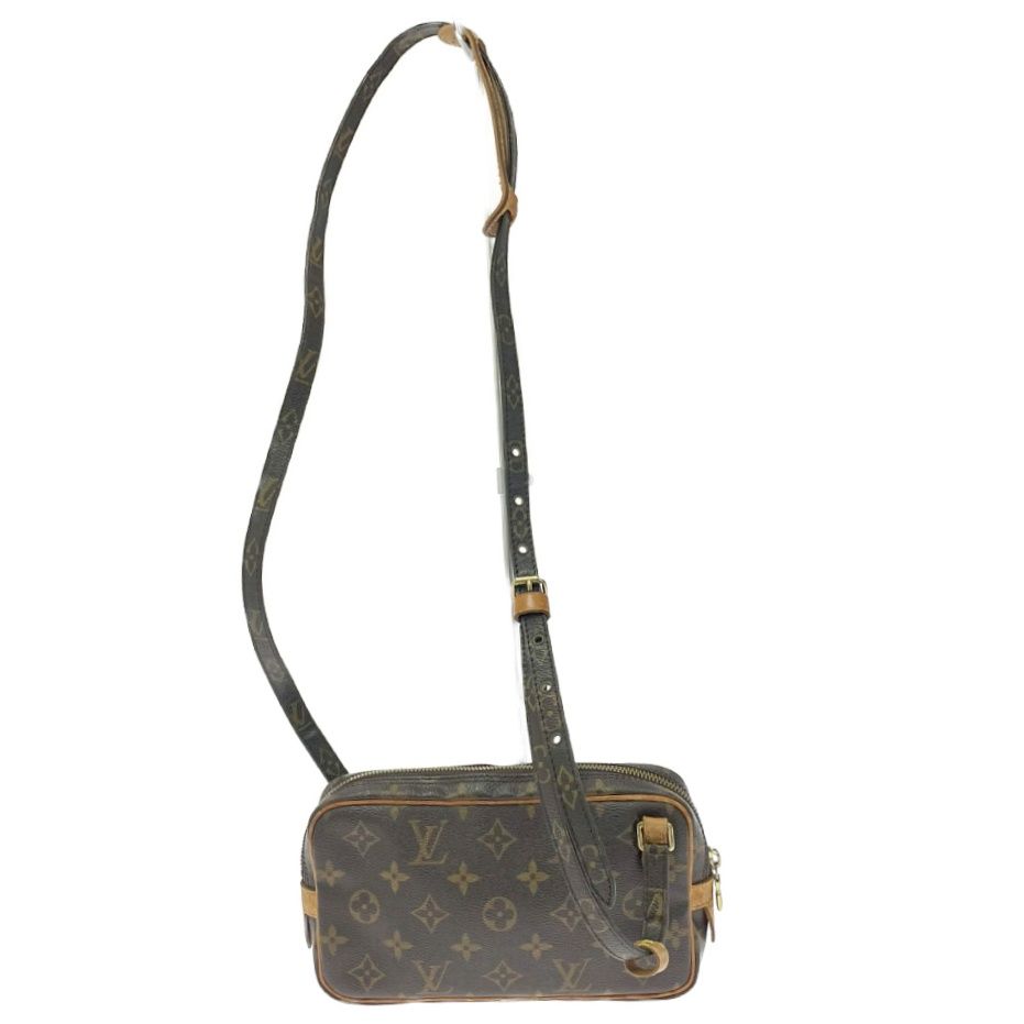 Louis Vuitton Monogram Pochette Marly Bandouliere Brown — view 4