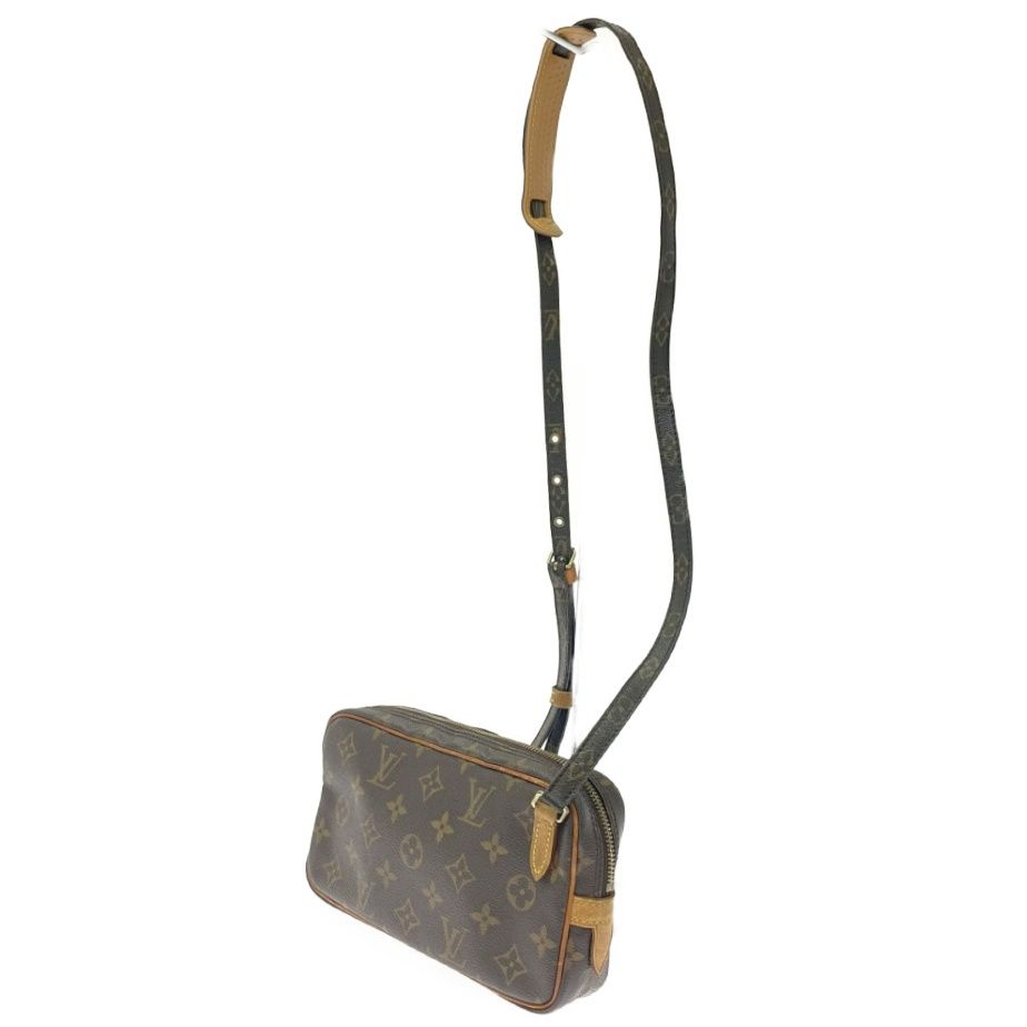 Louis Vuitton Monogram Pochette Marly Bandouliere Brown — view 3