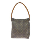 Louis Vuitton Monogram Looping GM Shoulder Bag Brown — view 4