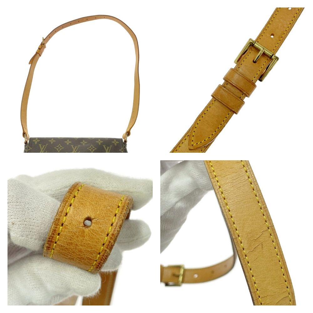 Louis Vuitton Monogram Musette Shoulder Bag Brown — view 7