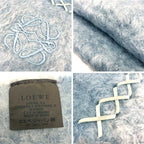 Loewe Muffler Mohair Wool Blue Scarf — view 3