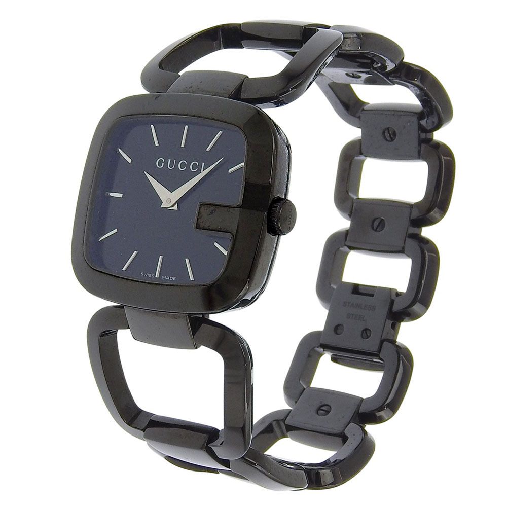 Gucci Collection 125.4 Stainless Steel Quartz Analog Display Black — view 2