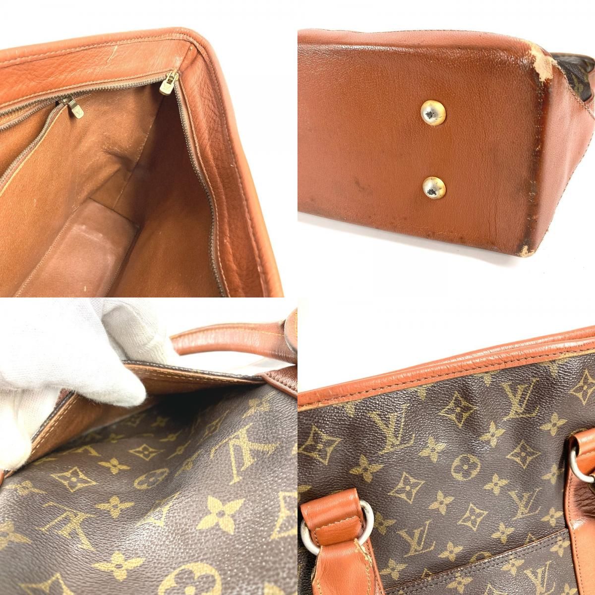 Louis Vuitton Shoulder Bag Weekend PM Monogram Canvas Brown — view 9