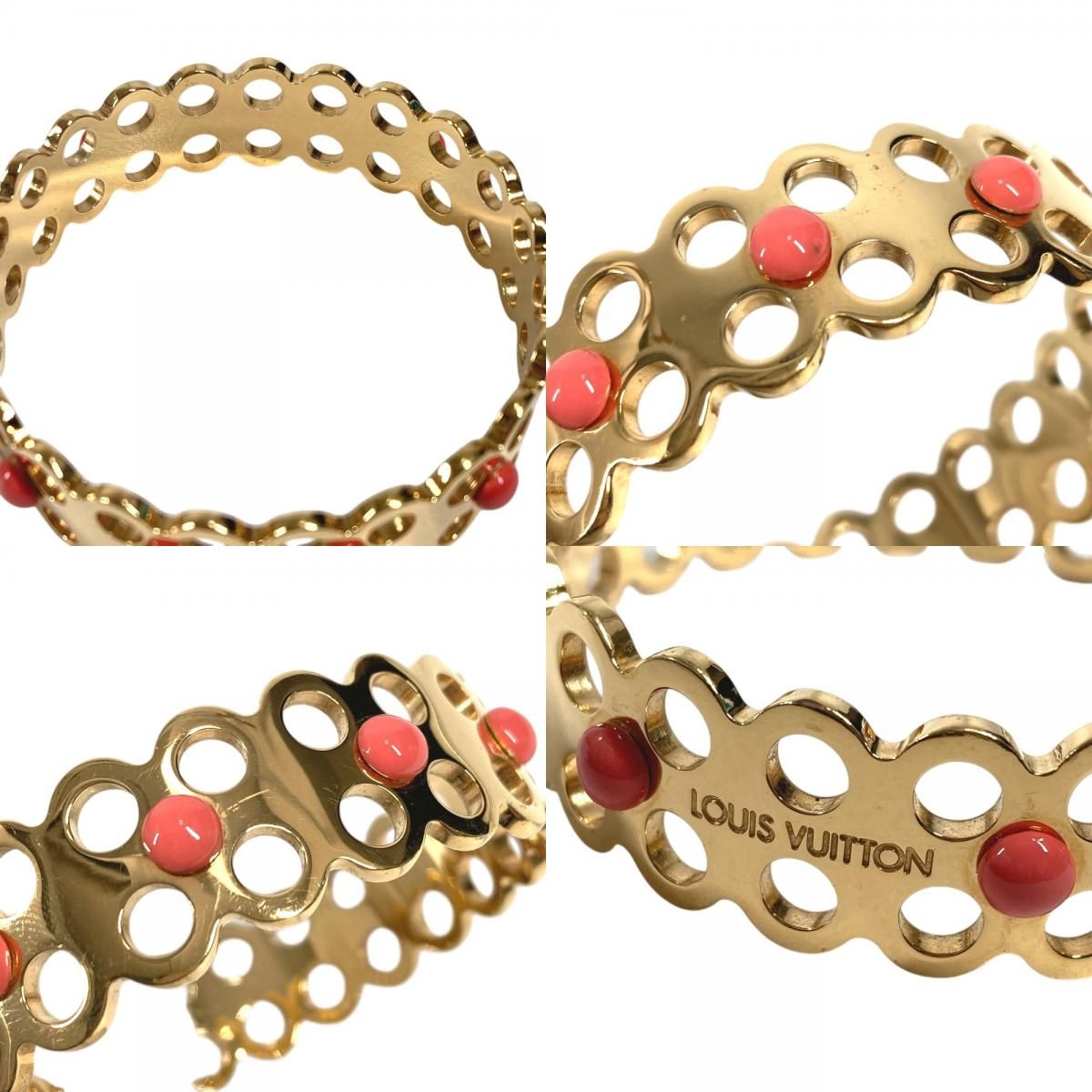 Louis Vuitton Bracelet Hide and Seek Metal Gold — view 9