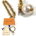 Louis Vuitton Bracelet Damier Pearl Metal Gold — view 9
