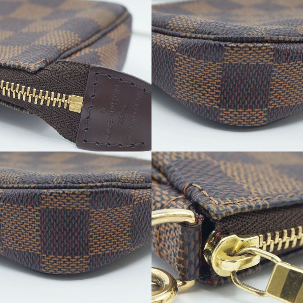 Louis Vuitton Pochette Pouch Coin Case Monogram Brown — view 5